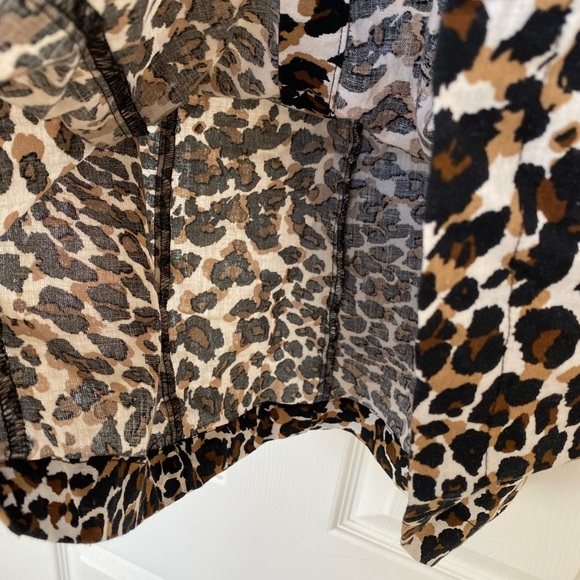 Leopard print off shoulder dress. - Picture 4 of 8